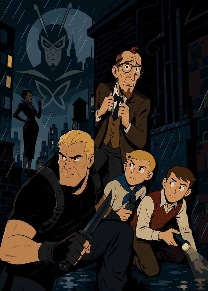 The Venture Bros. Noir Scene