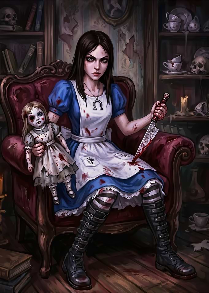 Alice Madness Returns Dark Portrait