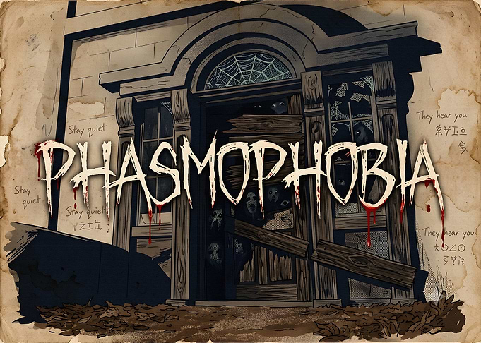 Phasmophobia Horror Game Poster