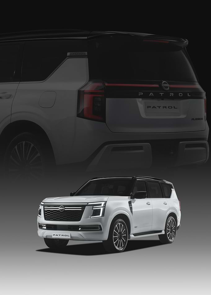 white Nissan Patrol SUV