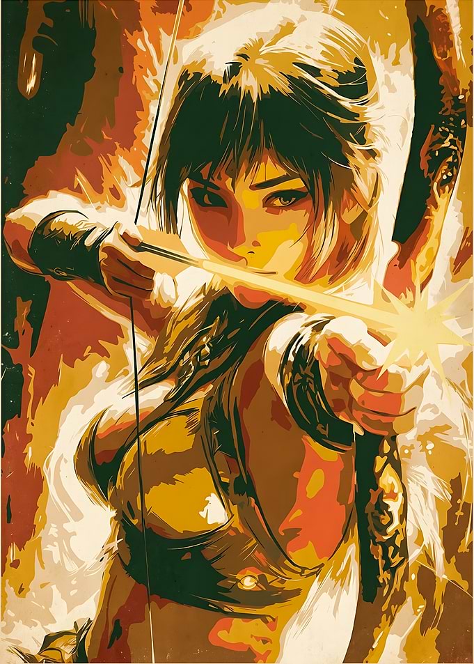 Lara Croft Tomb Raider Archer Portrait