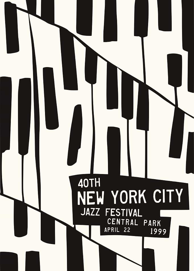 40th New York City Jazz Festival Poster
