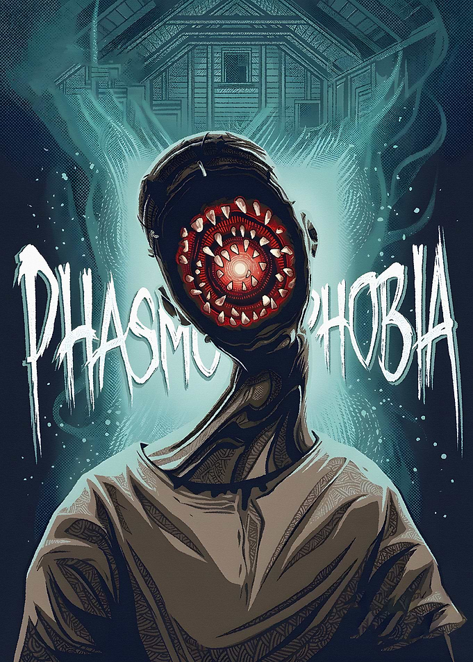 Phasmophobia Horror Game Poster