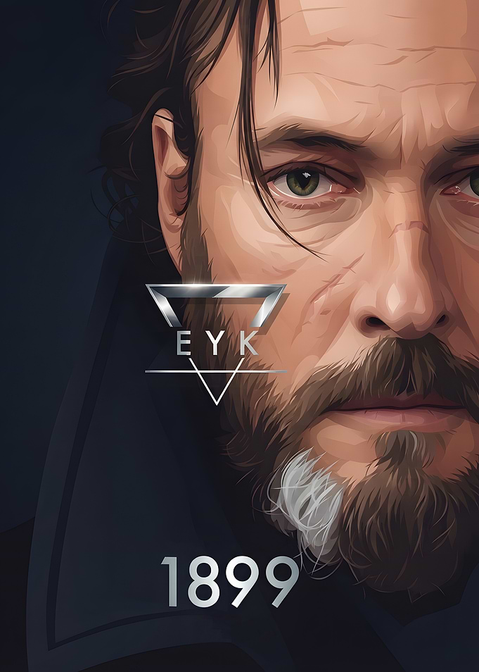 Eyk Larsen 1899 Portrait Poster