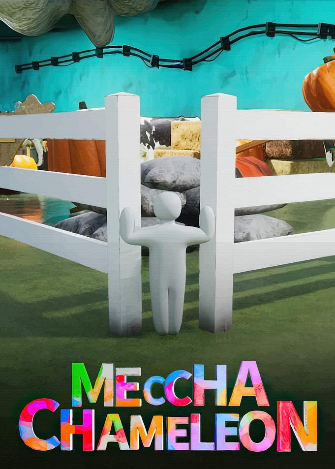 Human Fall Flat Meccha Chameleon Poster