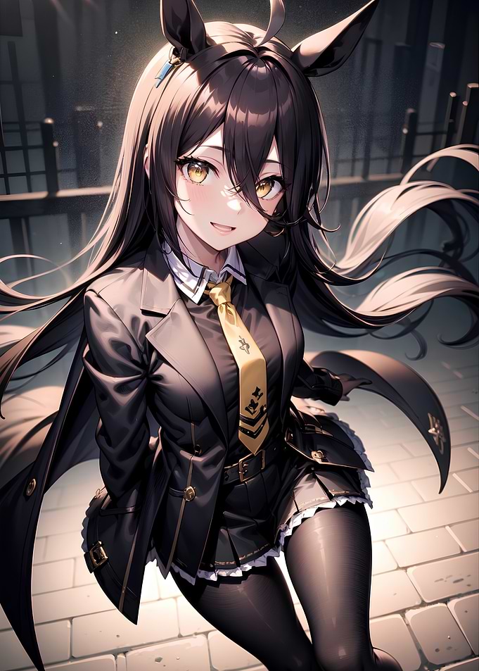 Girl in School Uniform