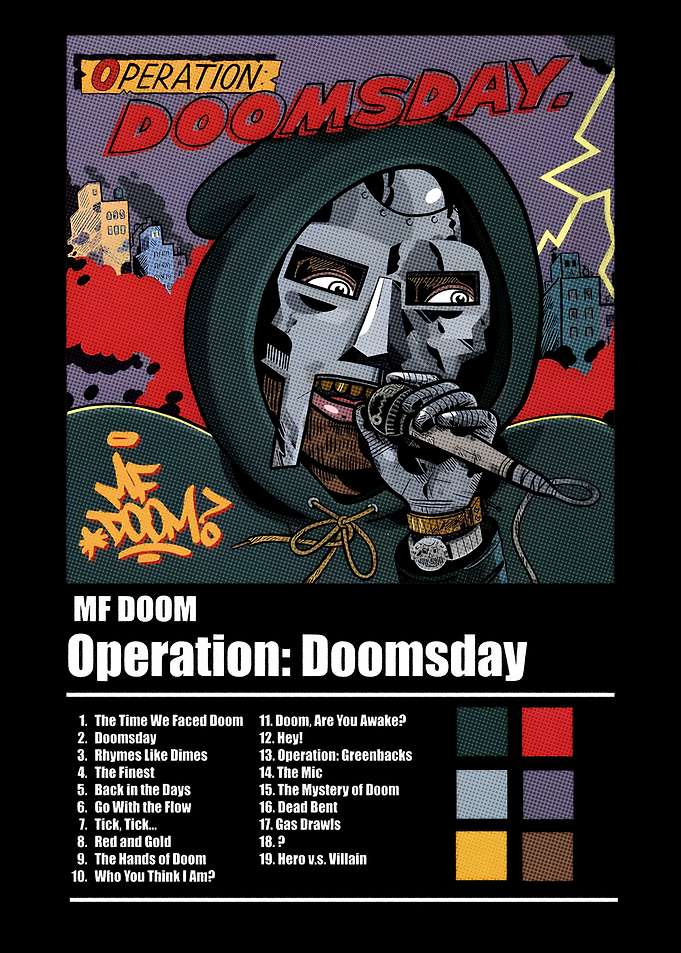MF DOOM Operation Doomsday Poster