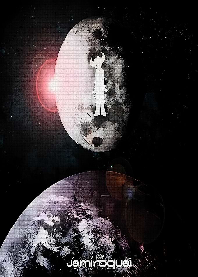 Jamiroquai Space Silhouette Poster