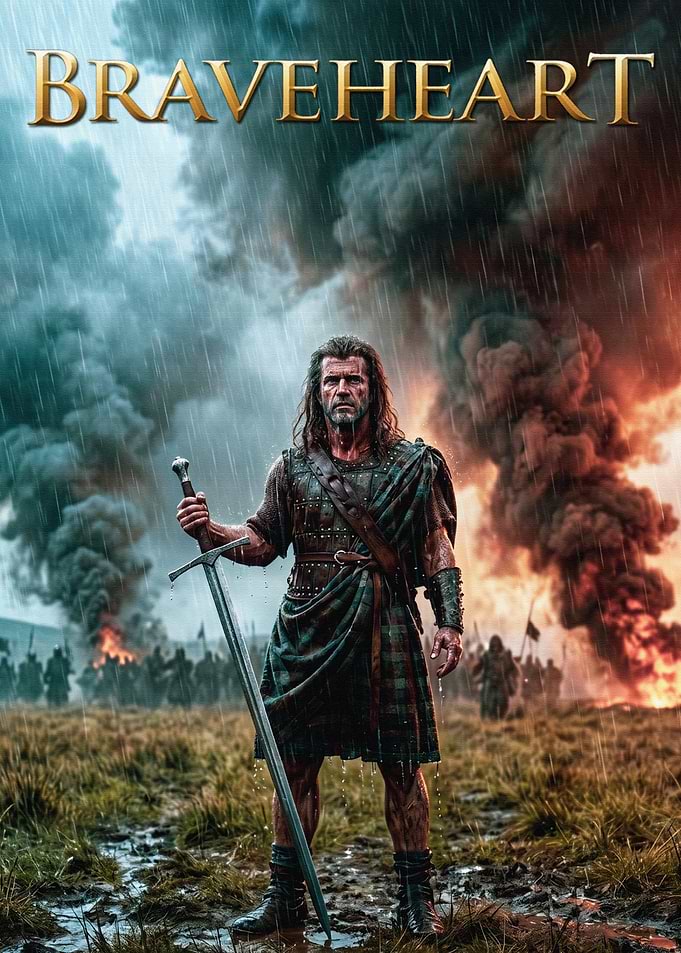 Braveheart William Wallace Movie Poster