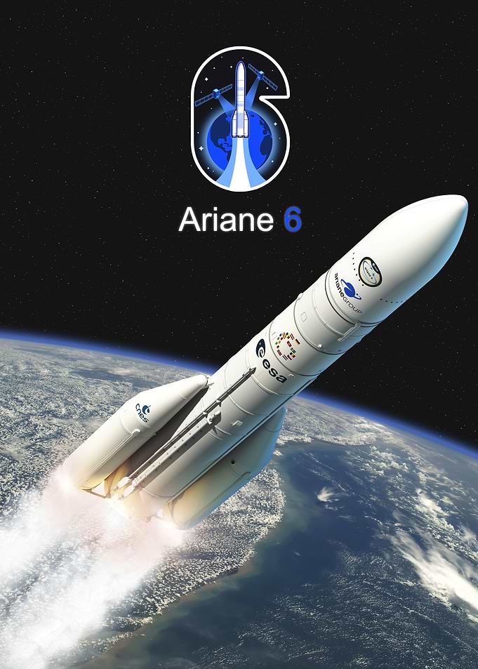 Ariane 6 Rocket in Space
