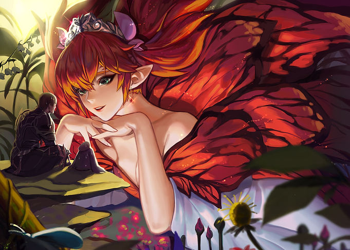 Final Fantasy XIV Feo Ul and Dark Knight