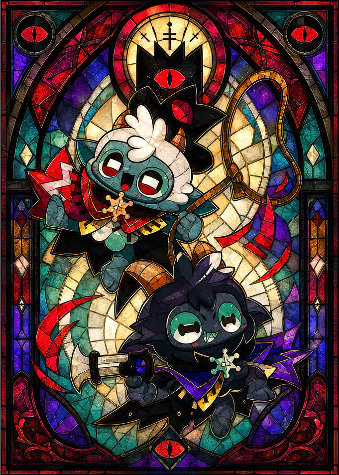 Cult of the Lamb Stained Glass