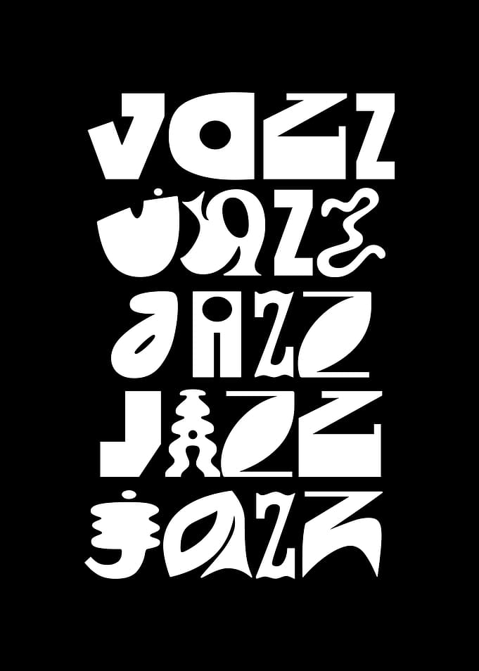 Jazz Typography Poster