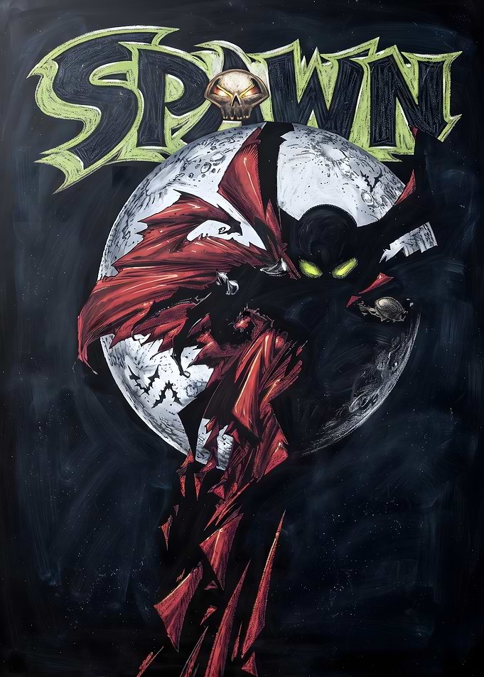 Spawn Comic Book Cover Art