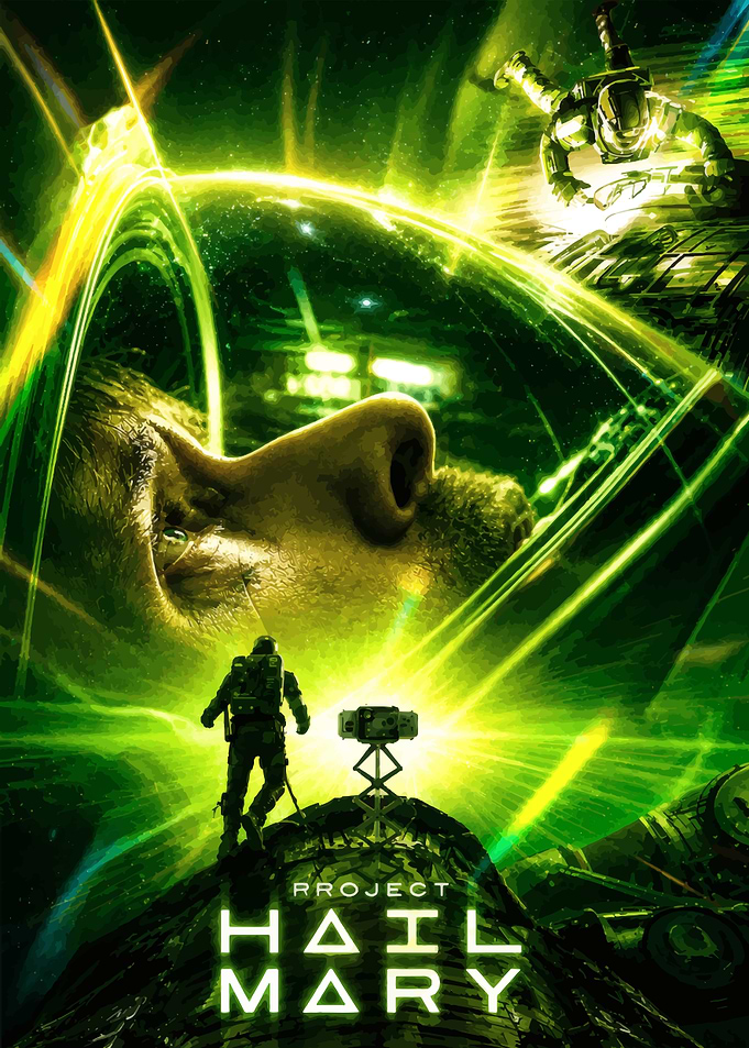 Project Hail Mary Space Poster