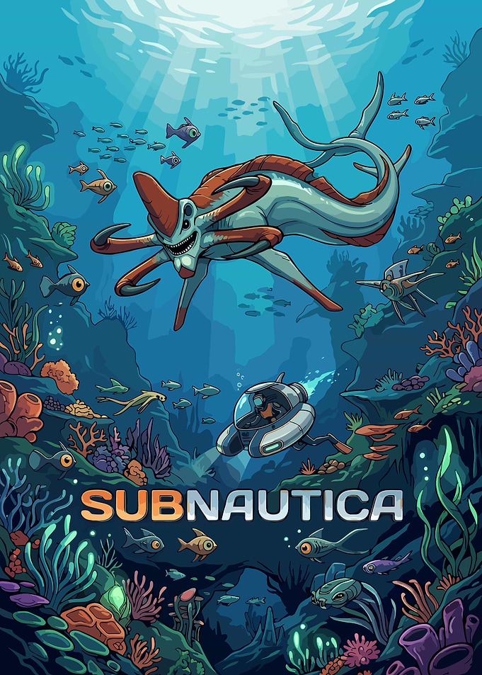 Subnautica Underwater Exploration Poster