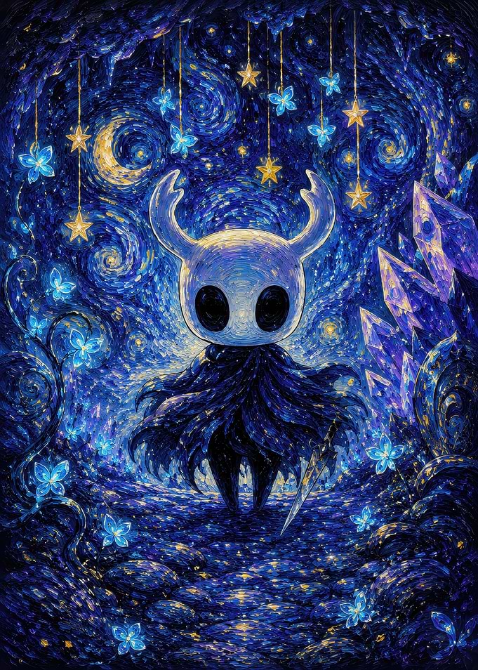 Hollow Knight Starry Night