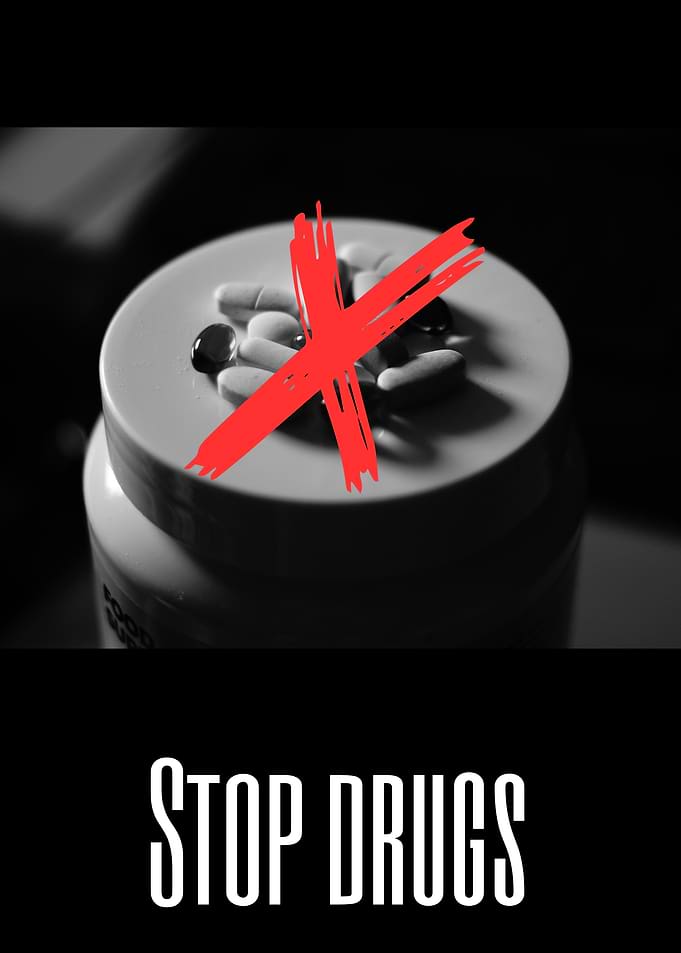 Stop Drugs Anti-Drug Awareness Poster