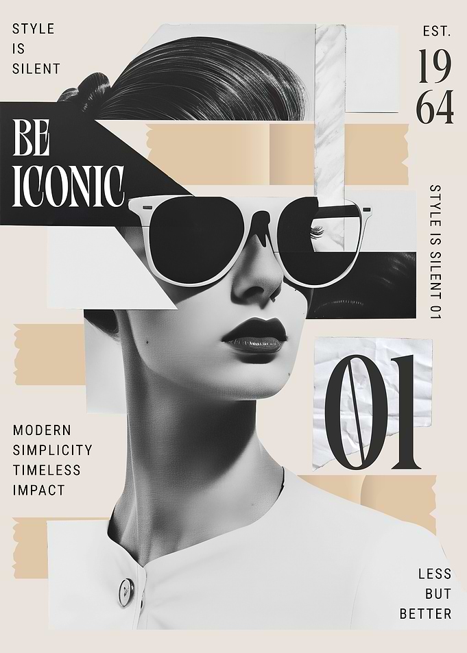 Surreal Iconic Fashion Poster