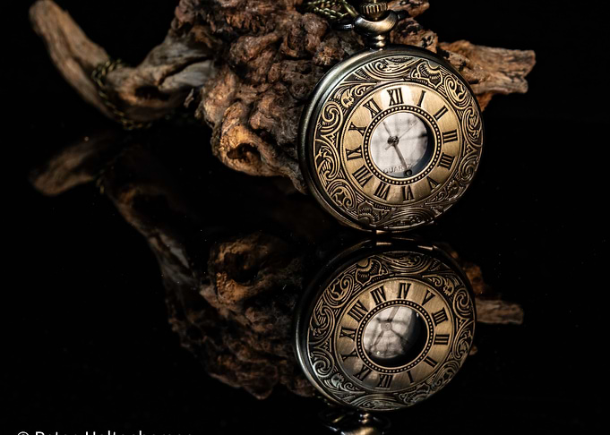 Vintage Bronze Pocket Watch