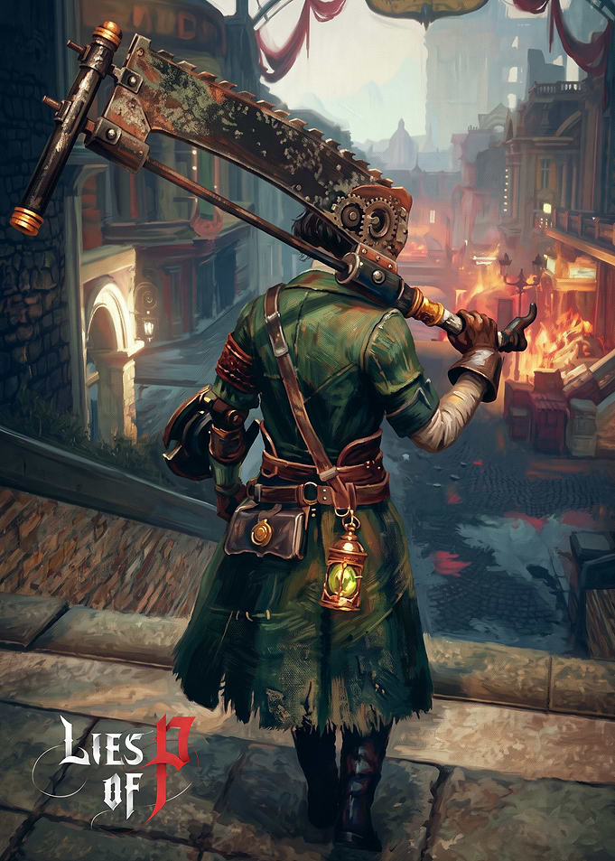 Lies of P Protagonist with Weapon