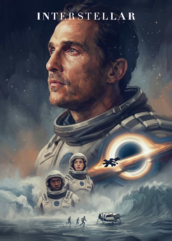 Interstellar Movie Poster Art