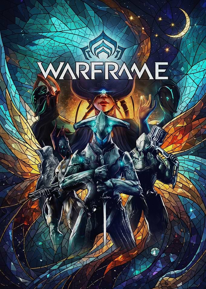 Warframe Stained Glass Poster