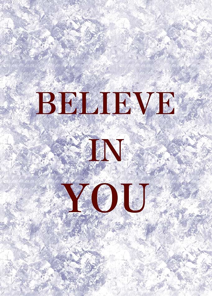 Believe In You Inspirational Wall Art