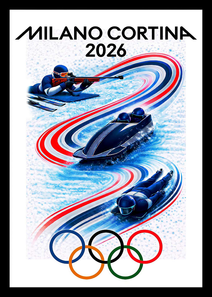 Milano Cortina 2026 Winter Olympics Poster