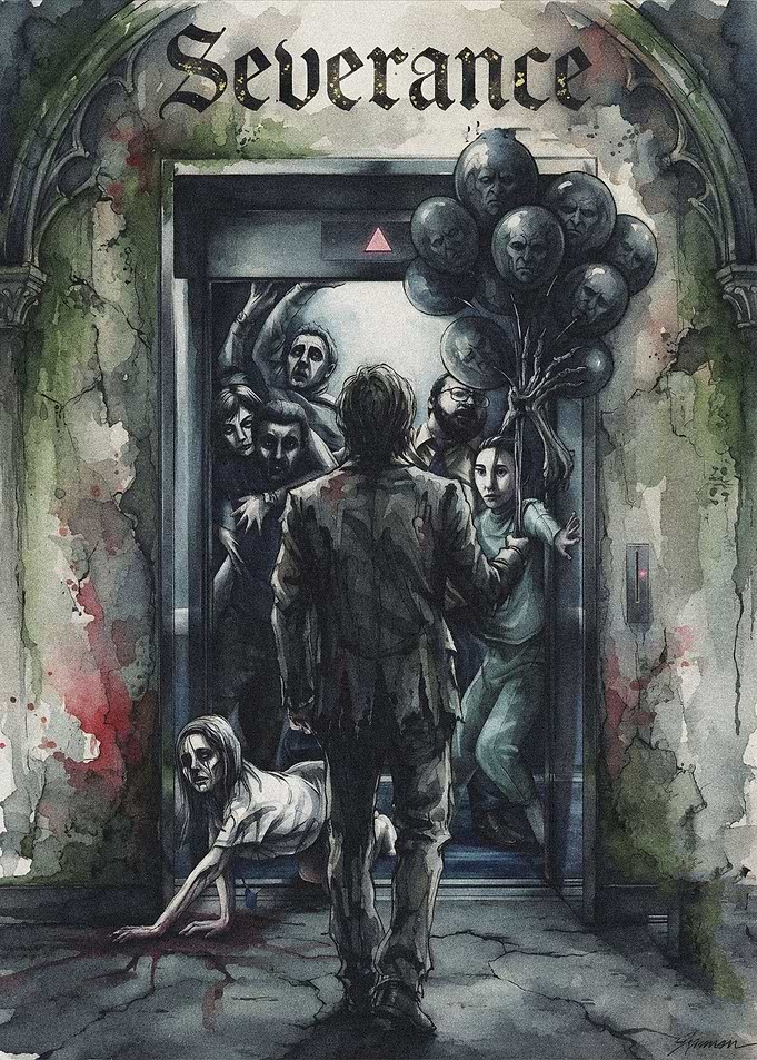 Severance Horror Art Print