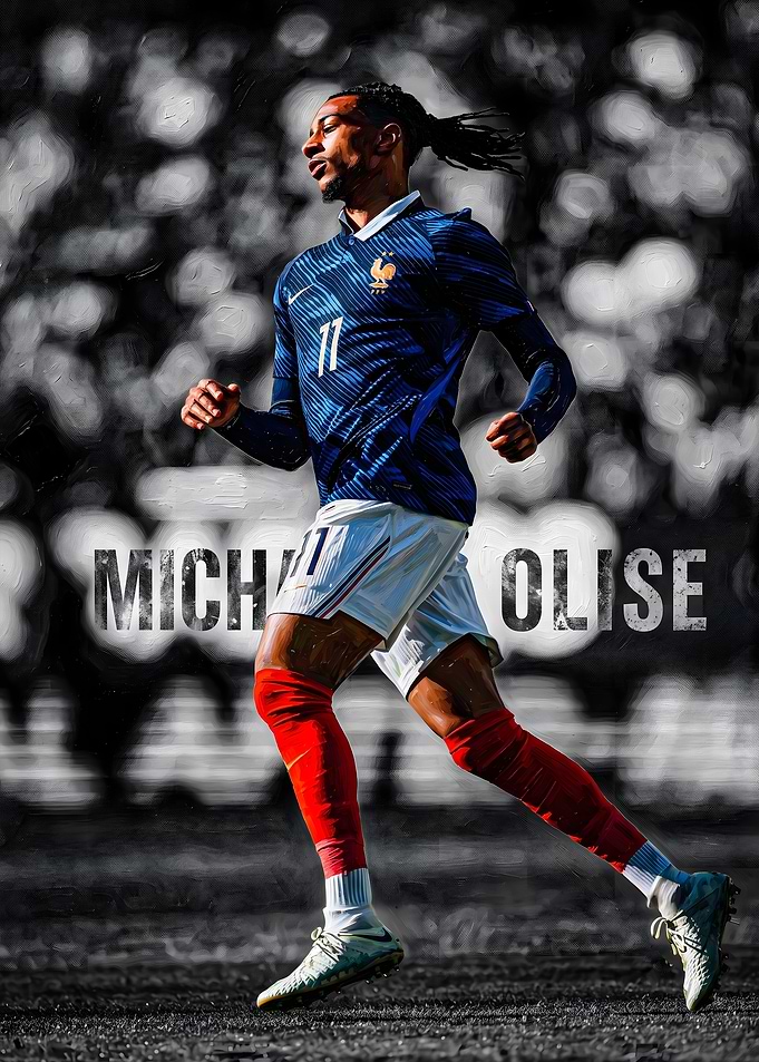 Michael Olise France National Team Poster