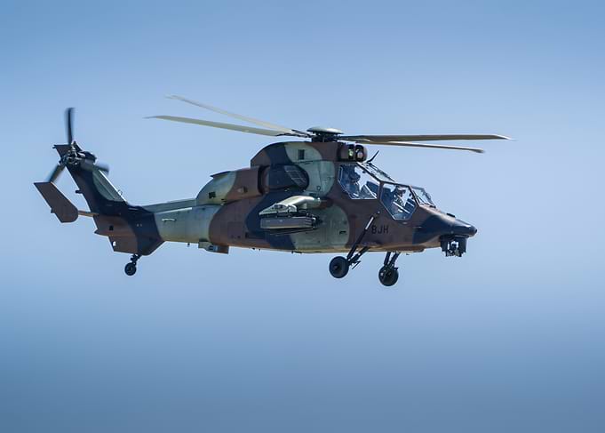 French Army Tiger Armed Reconnaissance Helicopter