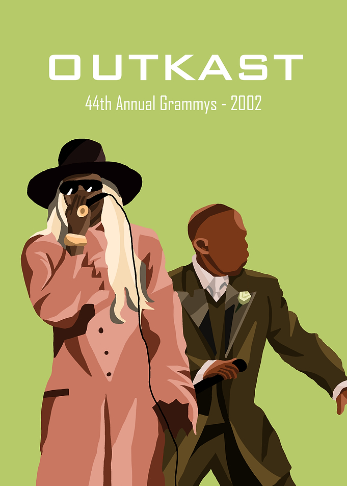 Outkast 44th Annual Grammys Poster