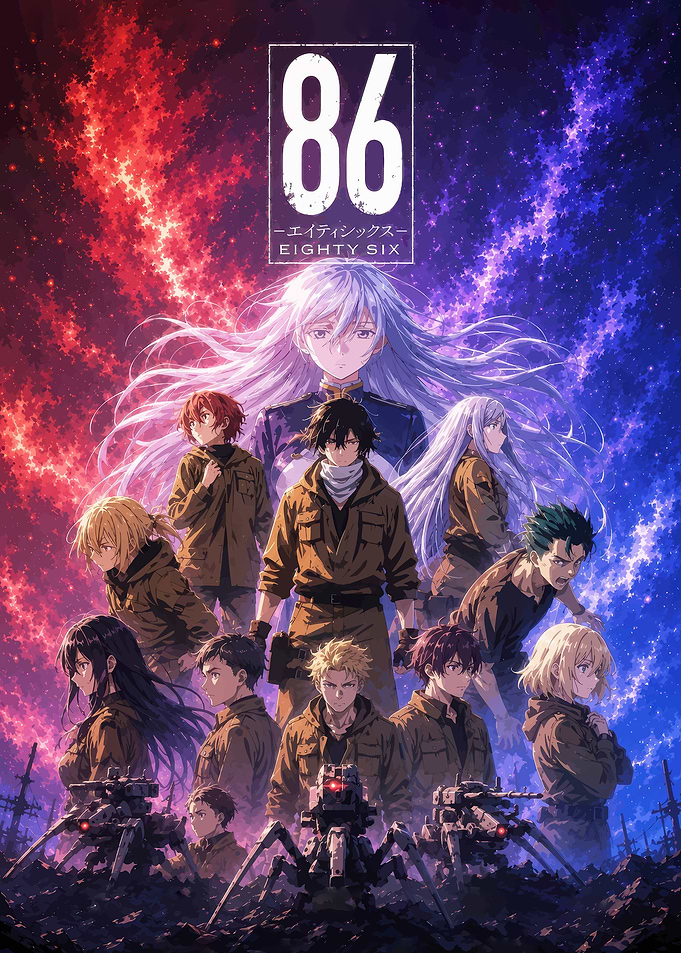 86 Eighty-Six Anime Key Visual