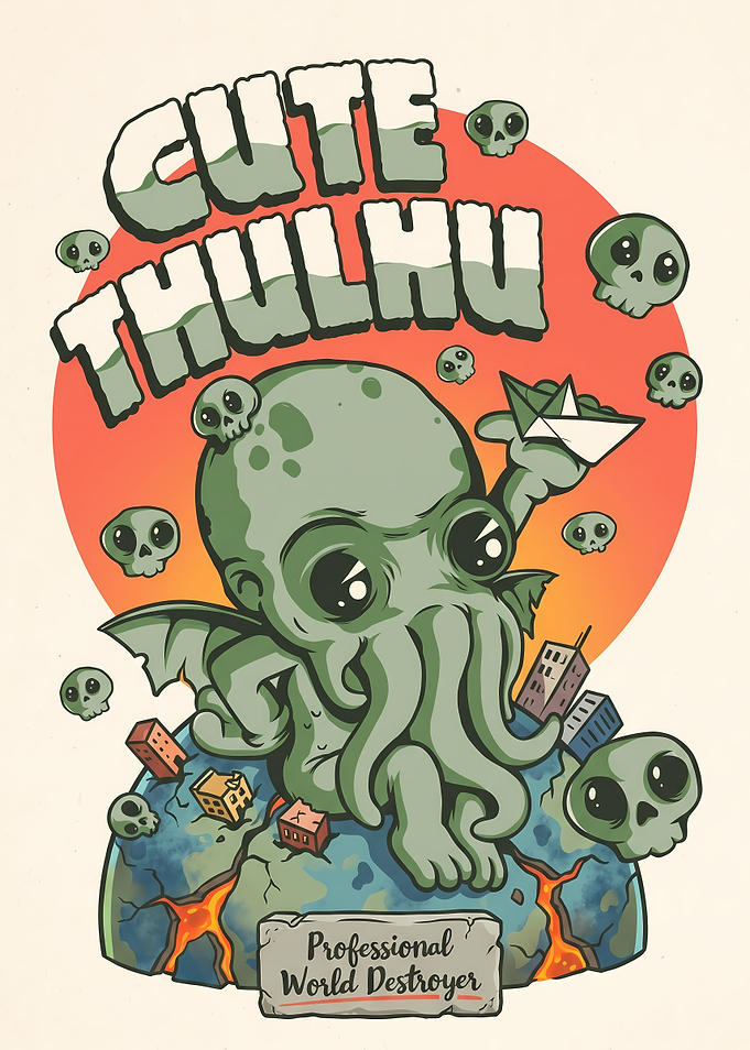 Cute Cthulhu Professional World Destroyer