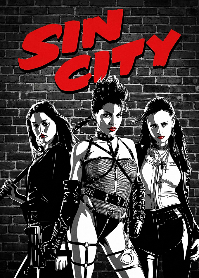 Sin City Movie Poster Art