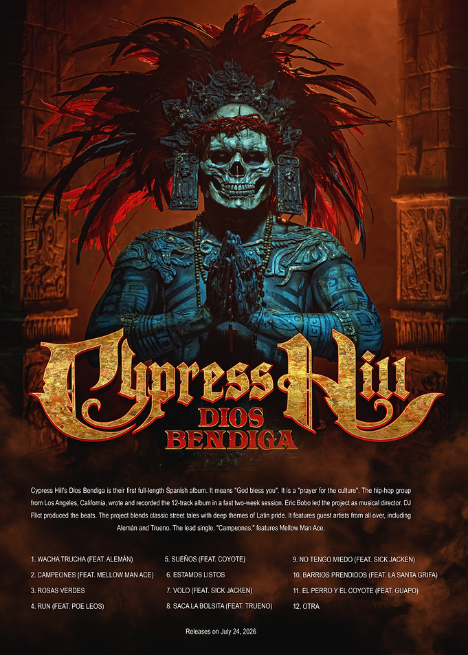 Cypress Hill Dios Bendiga Album Poster