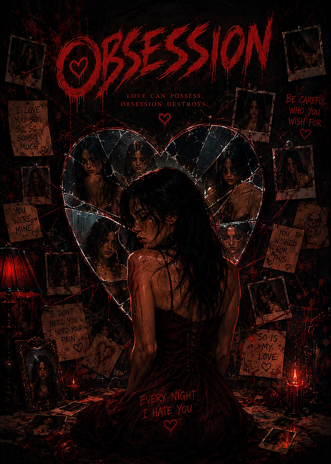 Obsession Dark Romantic Horror Poster