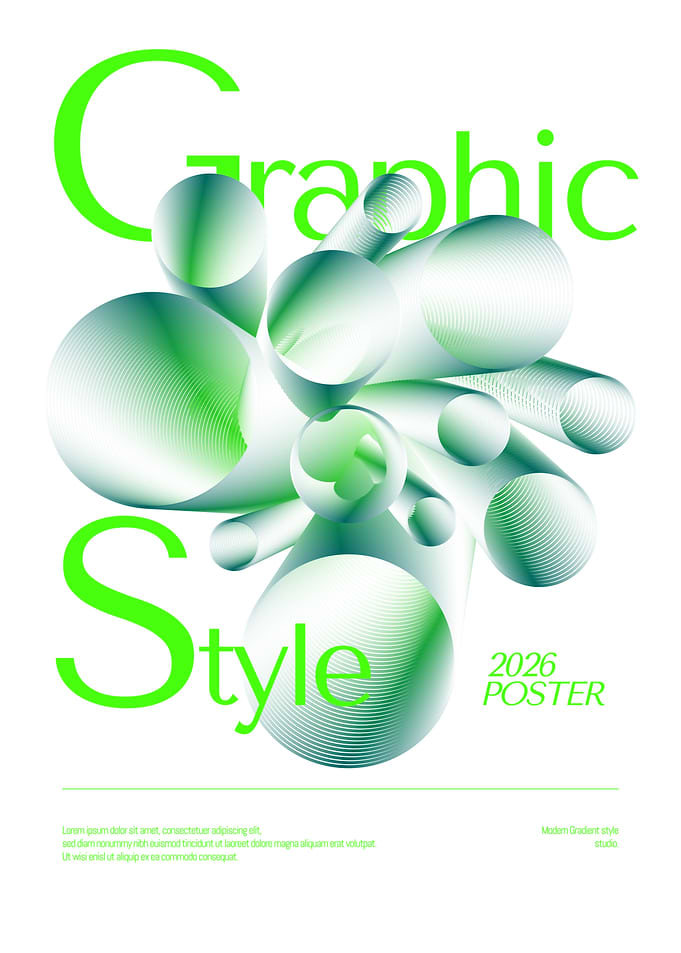 Modern Abstract Graphic Design Poster