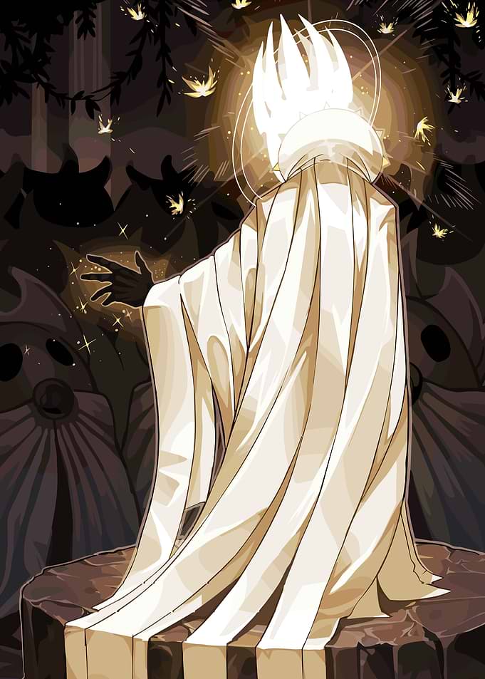 The Pale King Hollow Knight Fanart