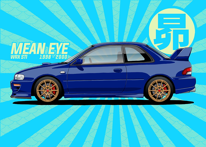 Subaru Impreza WRX STI Mean Eye GC8