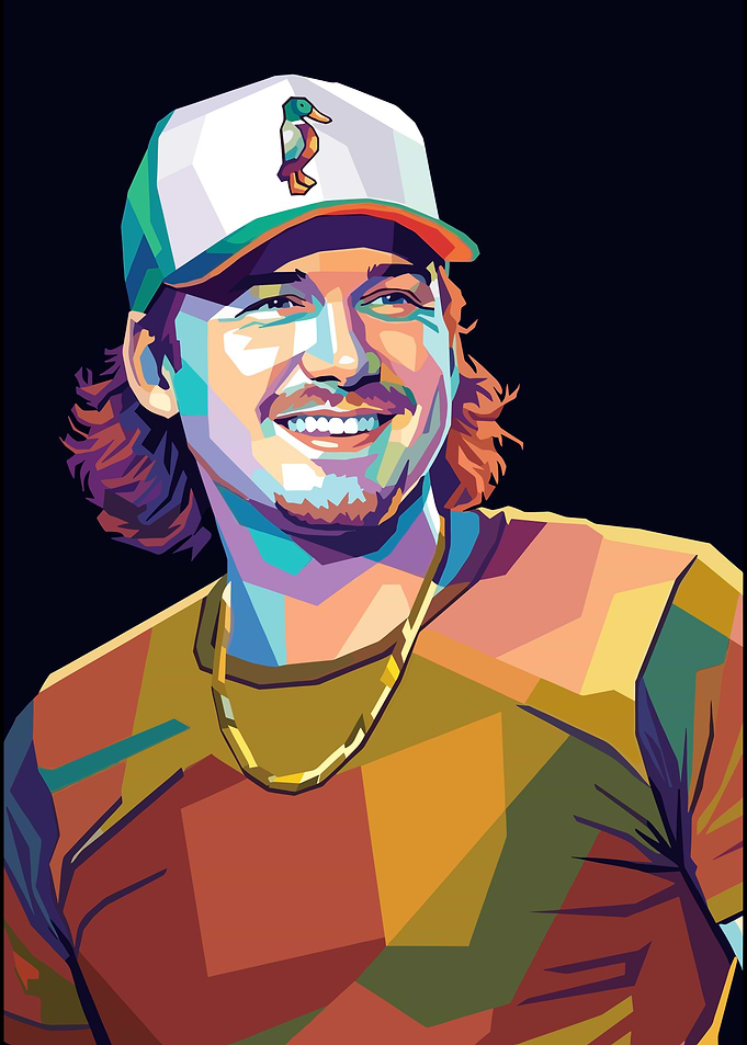 Morgan Wallen Pop Art Portrait