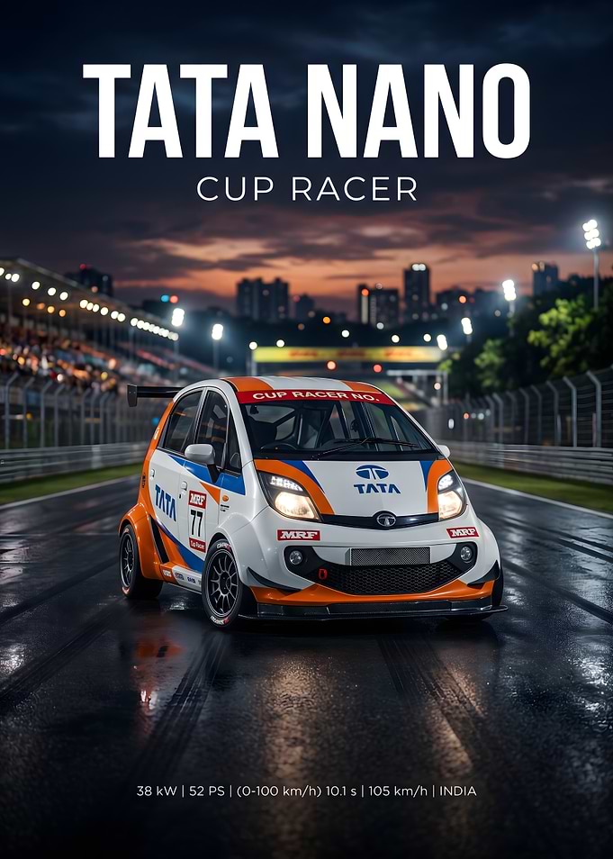 Tata Nano Cup Racer Poster