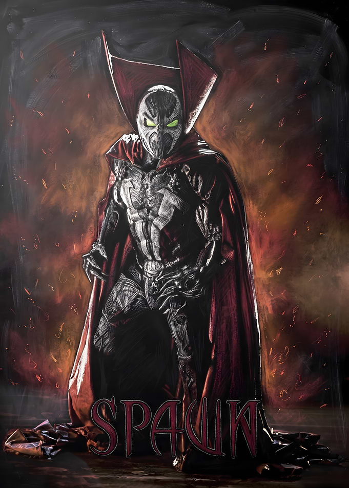 Spawn Comic Book Character Illustration