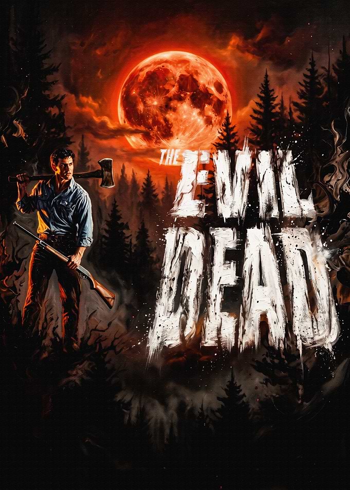 The Evil Dead Ash Williams Poster