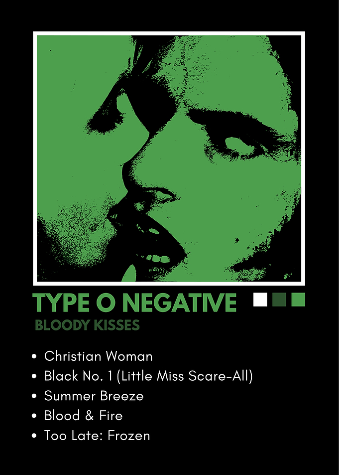 Type O Negative Bloody Kisses Poster