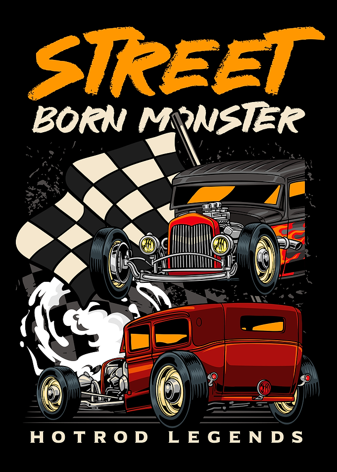 Street Born Monster Hot Rod Design