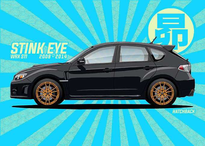 Subaru WRX STI Stink Eye Hatchback