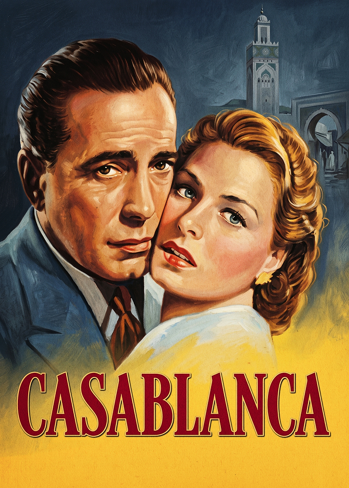 Casablanca Movie Poster Art