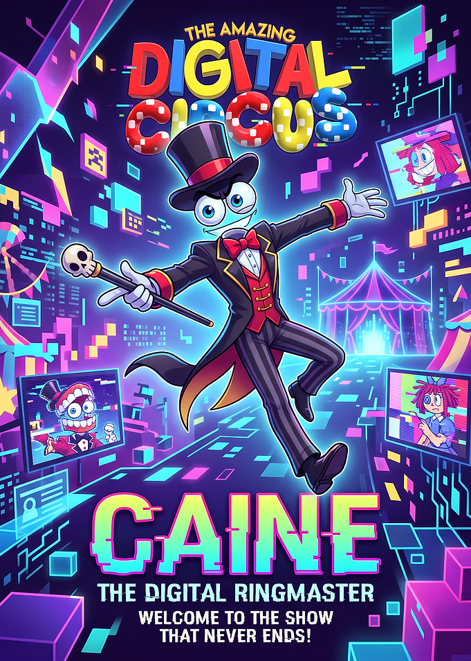 The Amazing Digital Circus Caine Poster